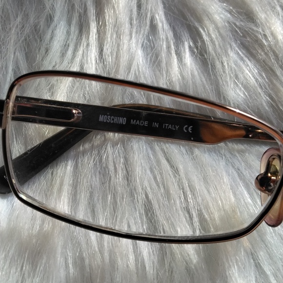 ❤️Not Included In $8 Sale❤️Moschino Made In Italy Reading Glasses Metallic Brown - Picture 2 of 11